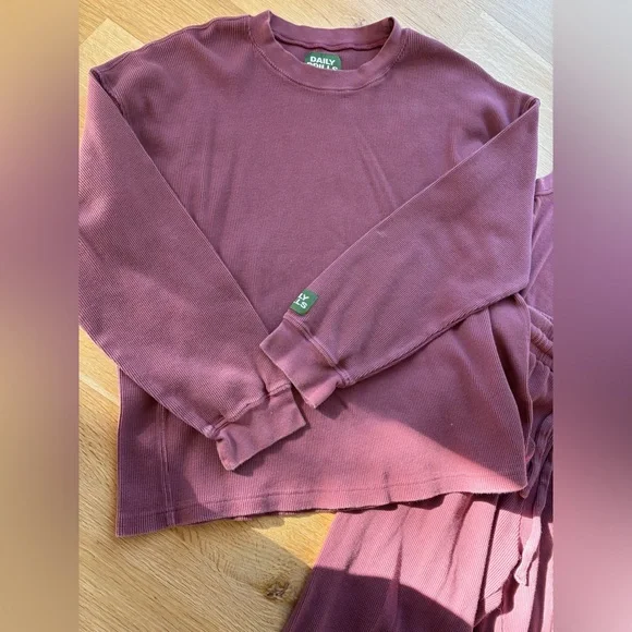 3 Piece Daily Drills Thermal Set - WINE - size XS/S - Picture 4 of 11